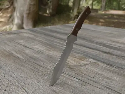 Hunting Knife Free 3D model