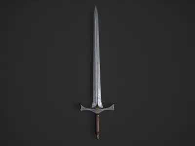 Sword 3 Low-poly 3D model