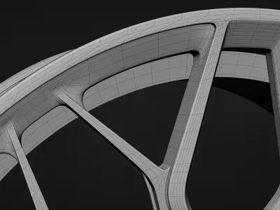 Wheel Force Flow Forged HE 1-FF Free 3D model