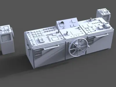 Control station 3D print model