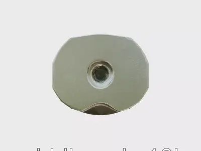 Industrial Matte Finish Tech Cylinder Low-poly 3D model
