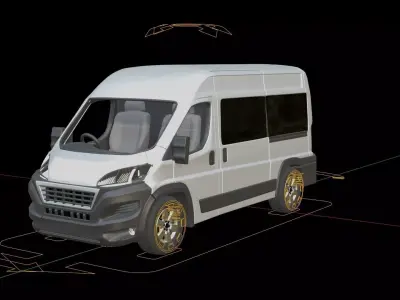 Peugeot Boxer Passenger Van 3D model