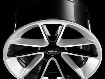 High-poly Rotiform BTL wheel- 3D model Free 3D model