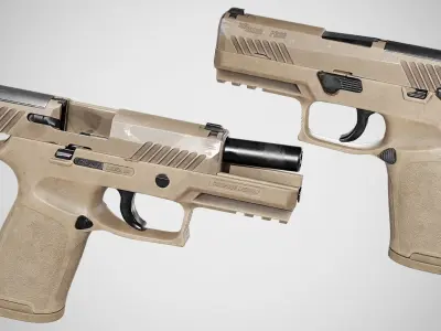 Sig Sauer P320 Low-poly 3D model purchase