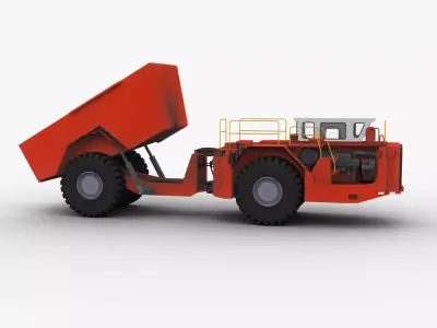 Minetruck MT2010 Low-poly 3D model