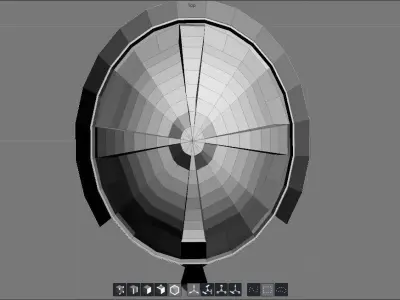 Engraved Steel Helmet Free low-poly 3D model
