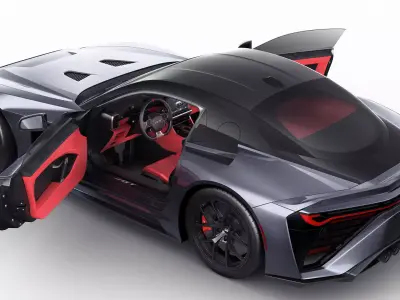 3D Toyota GR GT 3D model