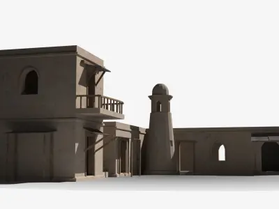 Arab x41 Low-poly 3D model