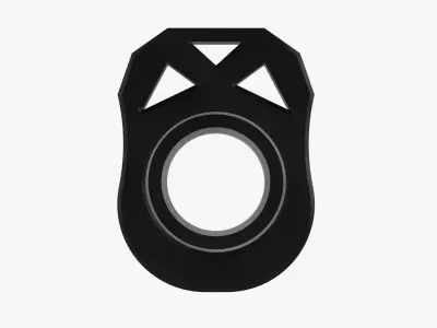 Industrial Ball Bearing Hub Casing 3D model