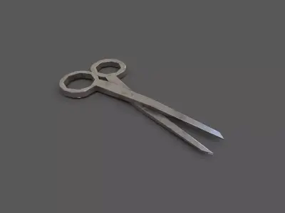 scissors Low-poly 3D model purchase
