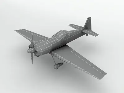 Cap 232 Aircraft Breitling Academy LOW Low-poly 3D model