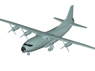 Antonov An-12 3D model