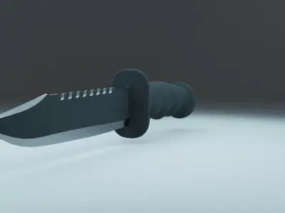 Tactical Knife 3D model
