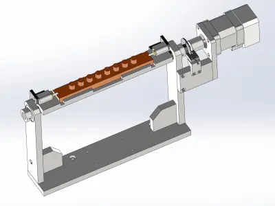 Motor rotation axis 3D model
