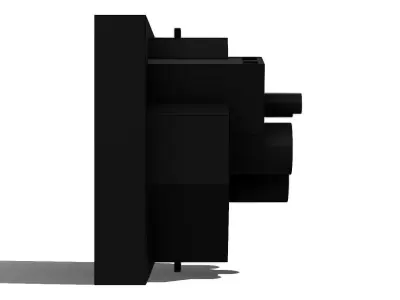Inserto de Tomada Weidmuller IE FCI PWB CH Socket Insert 3D model