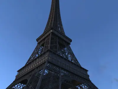Eiffel tower  3D model