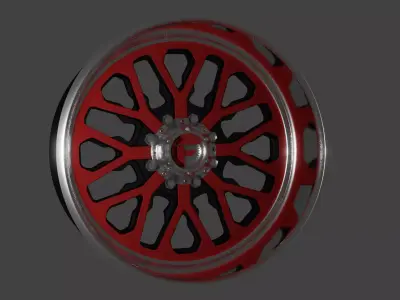 Fuel Forged FF45 wheel 3D print model