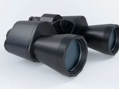 Binoculars Field glasses Optics Spyglasses Free low-poly 3D model