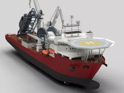 Apache II Ship 3D model