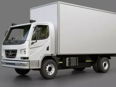 Mercedes-Benz Accelo Box Truck 3D model