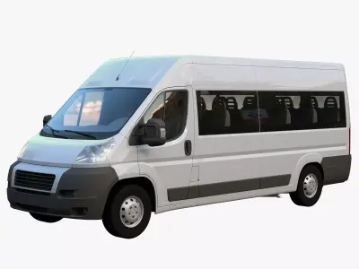 Passenger minibus L4H3 3D model