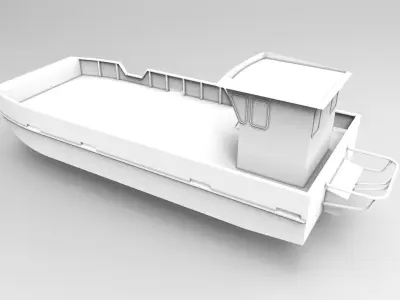 Catamaran Boat 3D print model