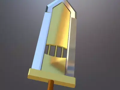 Heavy Sword 3D model purchase