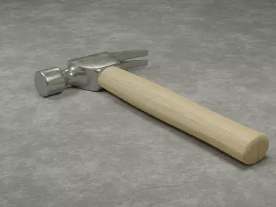 Hammer Free low-poly 3D model get
