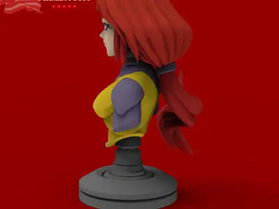 GI JOE Characters Scarlett  full-figure Pose 01 3D print model