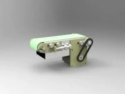 Conveyor machine with handle Free 3D model