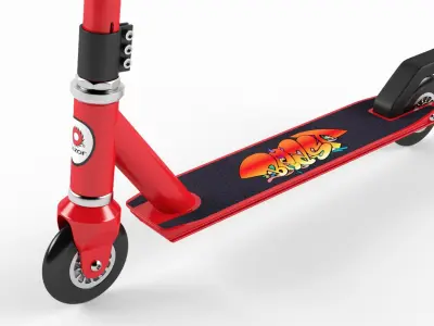 Razor Scooters Set 3D model