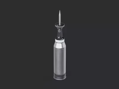 DM63 Round Shell 120MM Low-poly 3D model