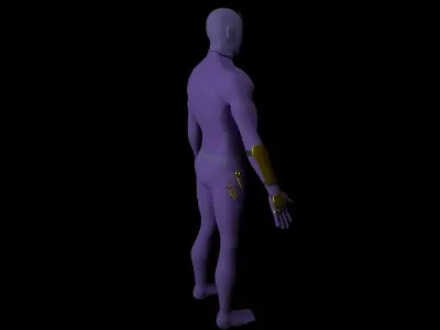 Rigged Assassin Character Free 3D model