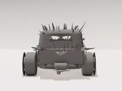 Happy Road Buddy Car Cute Cartoon Toy Car 3D Printable for Kids  3D print model