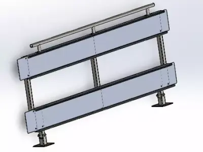 Ramp for people with disabilities 3D model