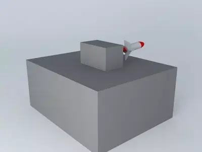 bunker rocket Free 3D model