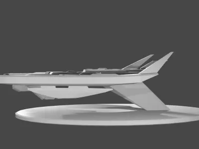 Captains yacht Free 3D print model
