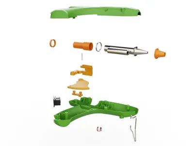 Glue Gun 3D model