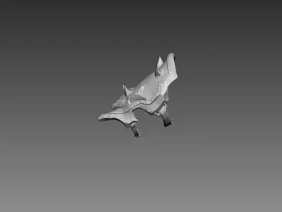 Zbrush Armor Piece 3D model