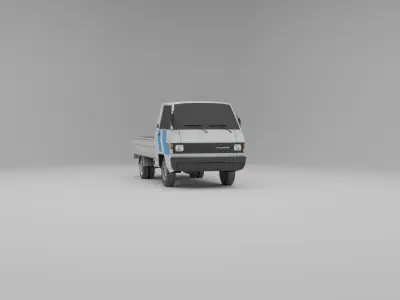 Hyundai Porter Low-poly 3D model