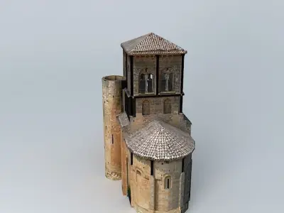 Church of San Pedro de Tejada Free 3D model