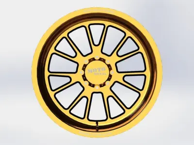 MOTO METAL-MO401 Rim 3D model