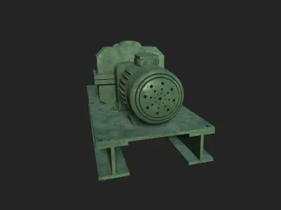 Rubber Extruder Low-poly 3D model
