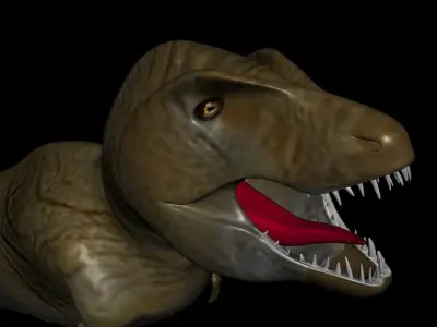 Dragon model t - rex Low-poly 3D model