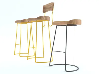 Bar Chair Free 3D model