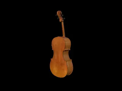 Cello Violin - PBR - Textured Low-poly 3D model
