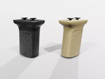 BCM Gunfighter Vertical Grip Mod3 MLOK Low-poly 3D model