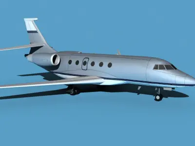 Dassault Falcon 2000 V12 3D model purchase