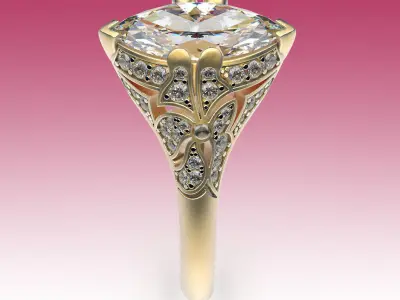 Ring Antique Marqiuiz 3D print model