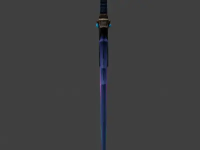 Opal Blade Sword  Low-poly 3D model